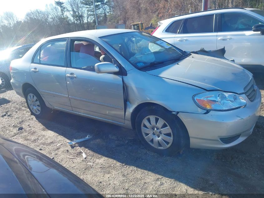 2003 Toyota Corolla Le VIN: 2T1BR32E43C151099 Lot: 43986954