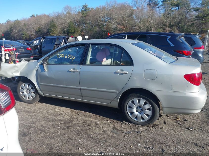 2003 Toyota Corolla Le VIN: 2T1BR32E43C151099 Lot: 43986954