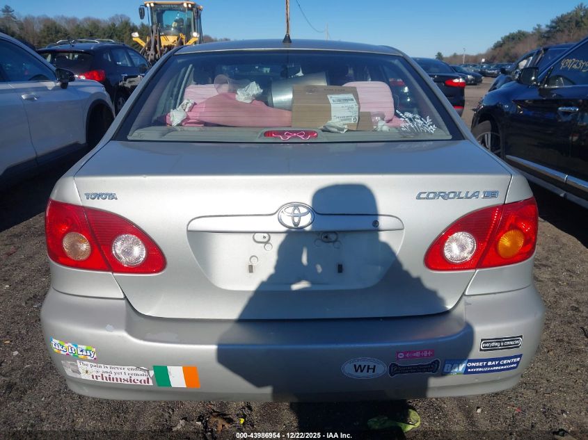 2003 Toyota Corolla Le VIN: 2T1BR32E43C151099 Lot: 43986954