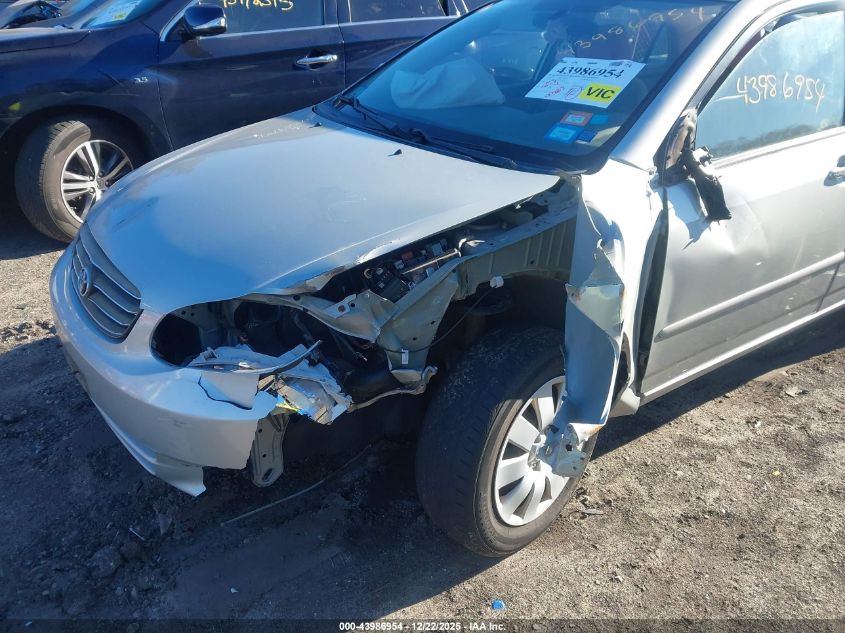 2003 Toyota Corolla Le VIN: 2T1BR32E43C151099 Lot: 43986954