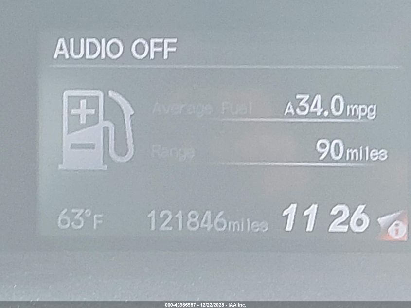 2012 Honda Civic Natural Gas VIN: 19XFB5F52CE003594 Lot: 43986957