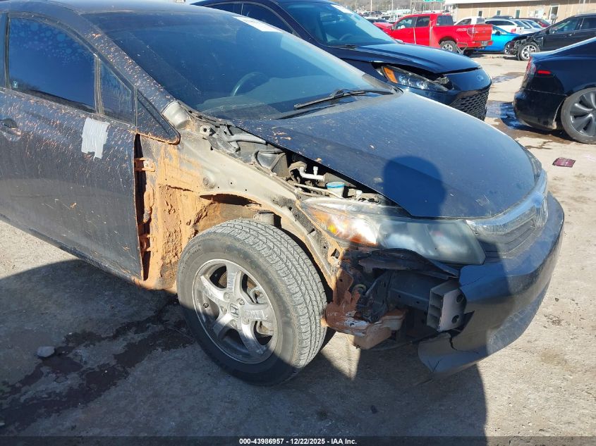2012 Honda Civic Natural Gas VIN: 19XFB5F52CE003594 Lot: 43986957