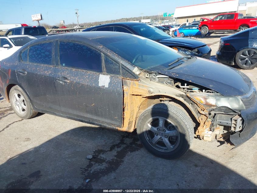 2012 Honda Civic Natural Gas VIN: 19XFB5F52CE003594 Lot: 43986957