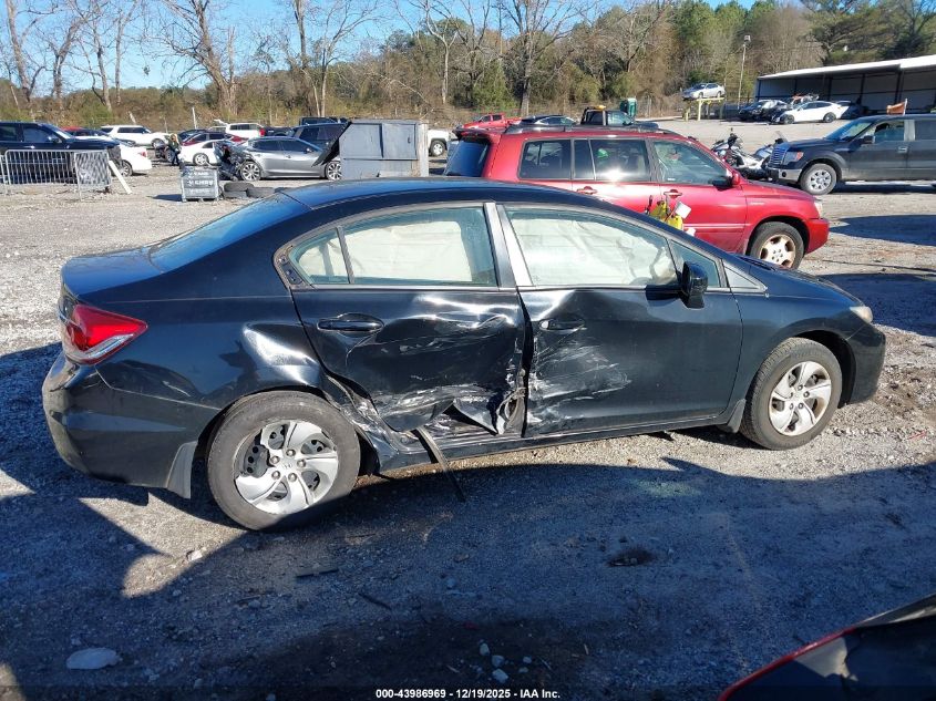 2015 Honda Civic Lx VIN: 19XFB2F53FE079117 Lot: 43986969