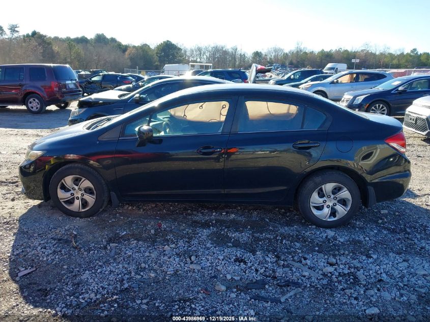 2015 Honda Civic Lx VIN: 19XFB2F53FE079117 Lot: 43986969