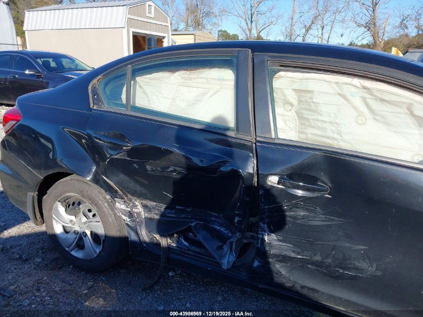 2015 Honda Civic Lx VIN: 19XFB2F53FE079117 Lot: 43986969