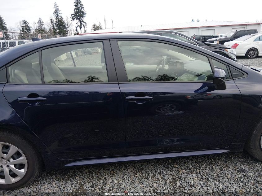 2025 Toyota Corolla Le VIN: JTDB4MEE1S3030151 Lot: 43986981