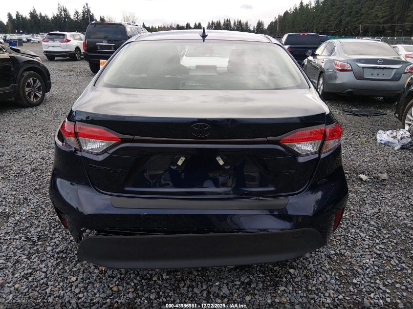 2025 Toyota Corolla Le VIN: JTDB4MEE1S3030151 Lot: 43986981