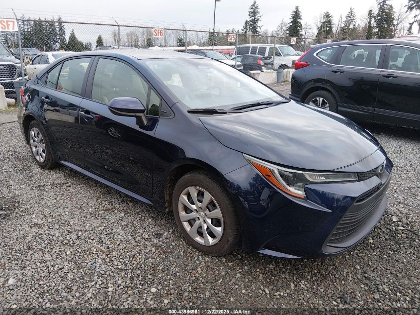 2025 Toyota Corolla Le VIN: JTDB4MEE1S3030151 Lot: 43986981