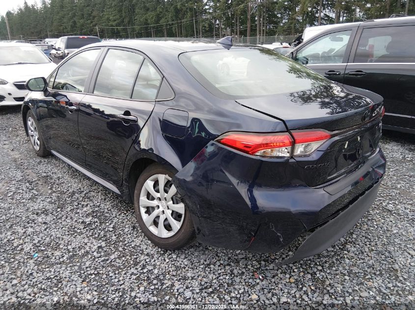 2025 Toyota Corolla Le VIN: JTDB4MEE1S3030151 Lot: 43986981