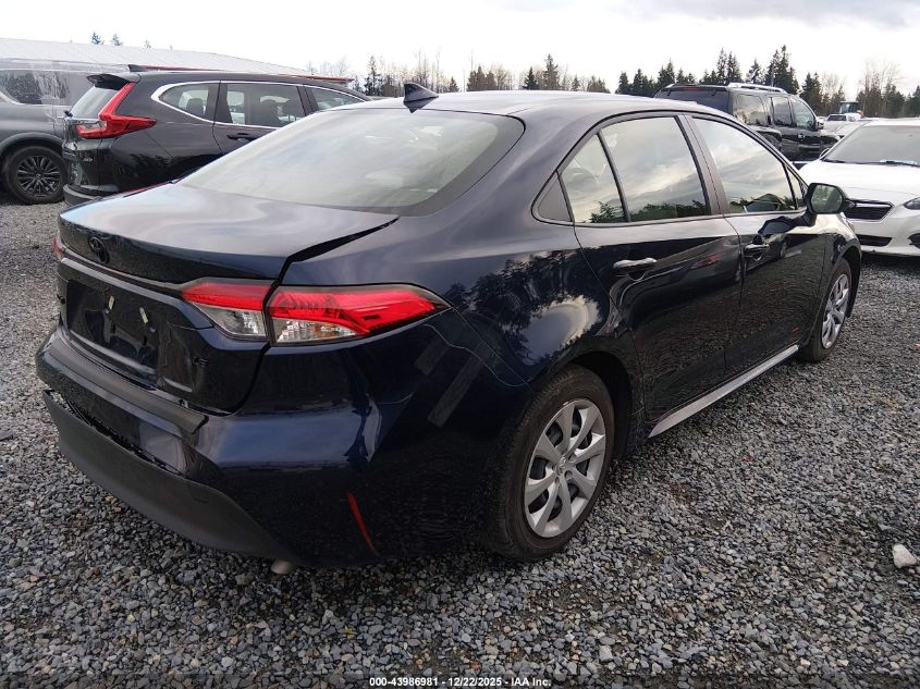 2025 Toyota Corolla Le VIN: JTDB4MEE1S3030151 Lot: 43986981