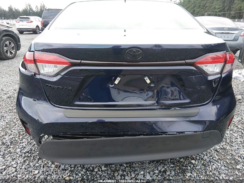 2025 Toyota Corolla Le VIN: JTDB4MEE1S3030151 Lot: 43986981