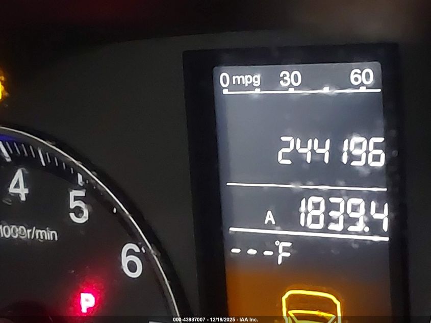 2008 Honda Cr-V Ex-L VIN: JHLRE48728C058402 Lot: 43987007