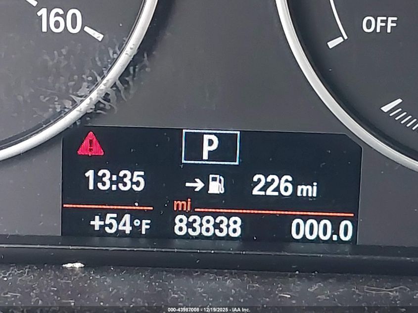 2014 BMW 328I xDrive VIN: WBA3B5C57EP543501 Lot: 43987008