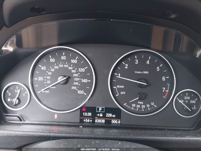 2014 BMW 328I xDrive VIN: WBA3B5C57EP543501 Lot: 43987008