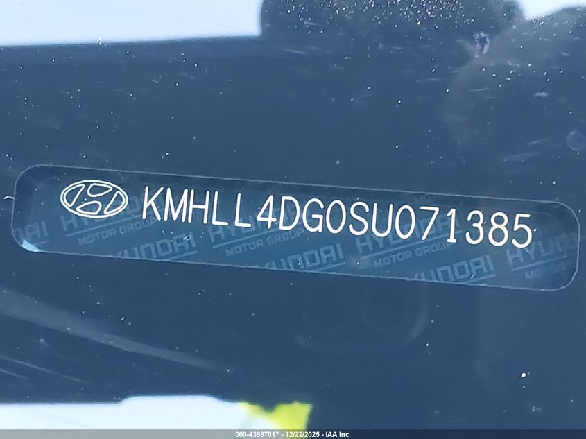 2025 Hyundai Elantra Se VIN: KMHLL4DG0SU071385 Lot: 43987017