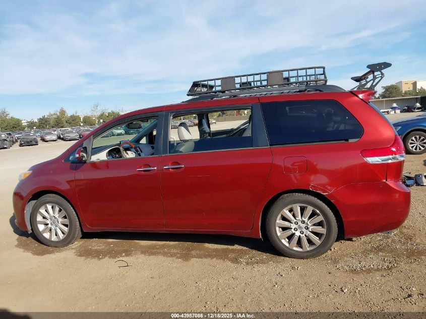 2013 Toyota Sienna Limited 7 Passenger VIN: 5TDDK3DC9DS057138 Lot: 43987086