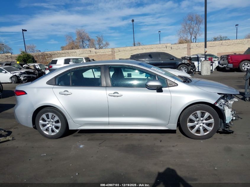 2020 Toyota Corolla Le VIN: 5YFEPRAE5LP089493 Lot: 43987103