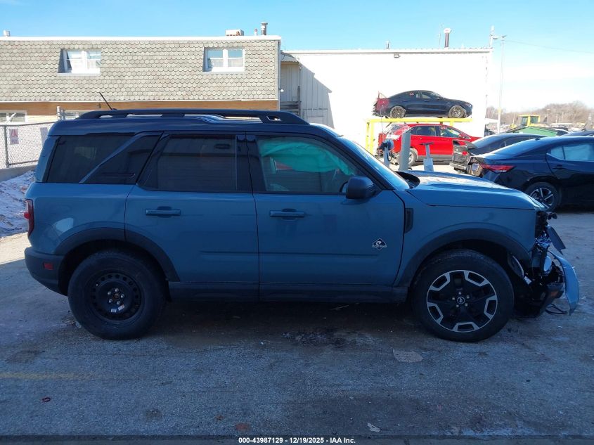 2022 Ford Bronco Sport Outer Banks VIN: 3FMCR9C69NRE24870 Lot: 43987129