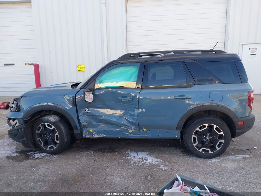 2022 Ford Bronco Sport Outer Banks VIN: 3FMCR9C69NRE24870 Lot: 43987129