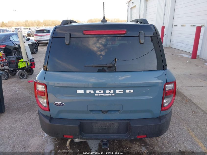 2022 Ford Bronco Sport Outer Banks VIN: 3FMCR9C69NRE24870 Lot: 43987129