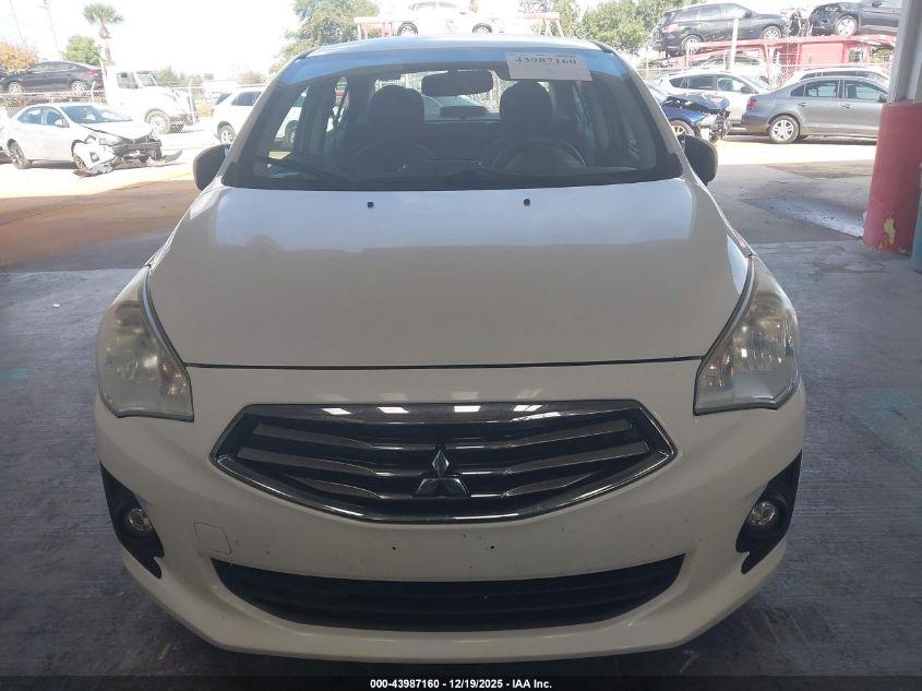 2017 Mitsubishi Mirage G4 Es VIN: ML32F3FJ4HHF14610 Lot: 43987160