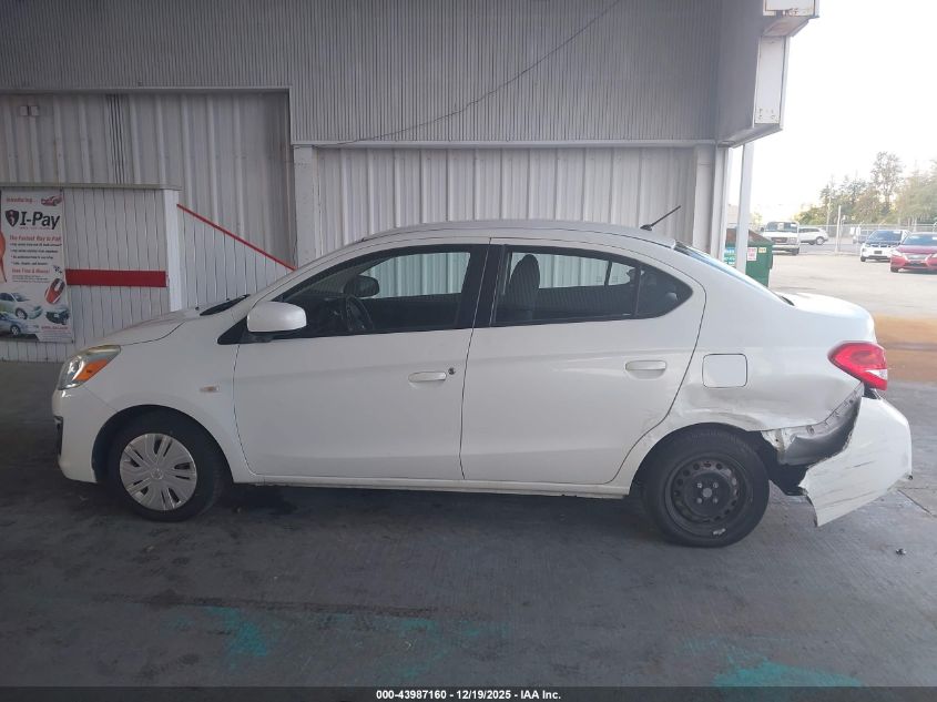 2017 Mitsubishi Mirage G4 Es VIN: ML32F3FJ4HHF14610 Lot: 43987160