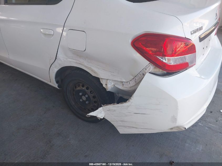 2017 Mitsubishi Mirage G4 Es VIN: ML32F3FJ4HHF14610 Lot: 43987160