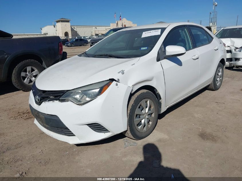 2015 Toyota Corolla L VIN: 5YFBURHE8FP230028 Lot: 43987200
