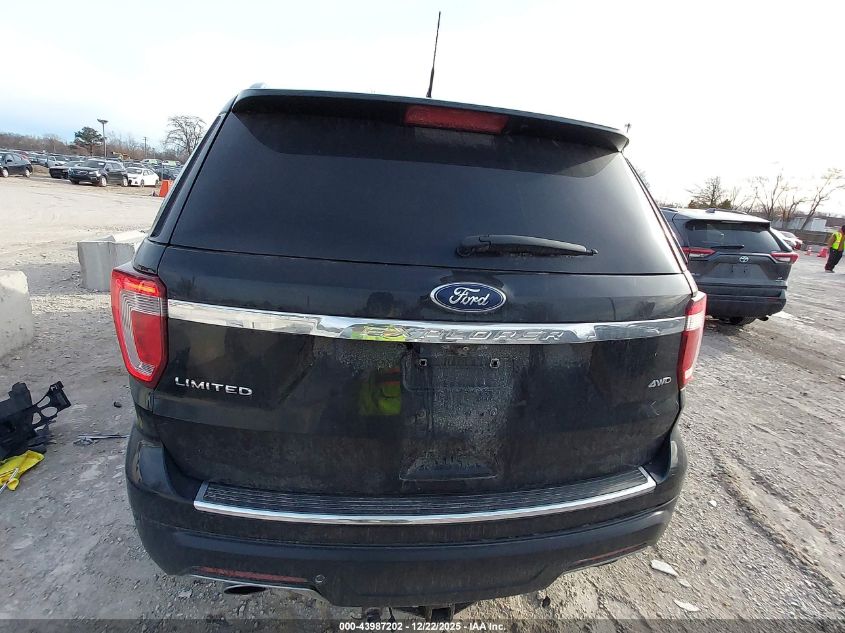 2018 Ford Explorer Limited VIN: 1FM5K8F89JGA15645 Lot: 43987202