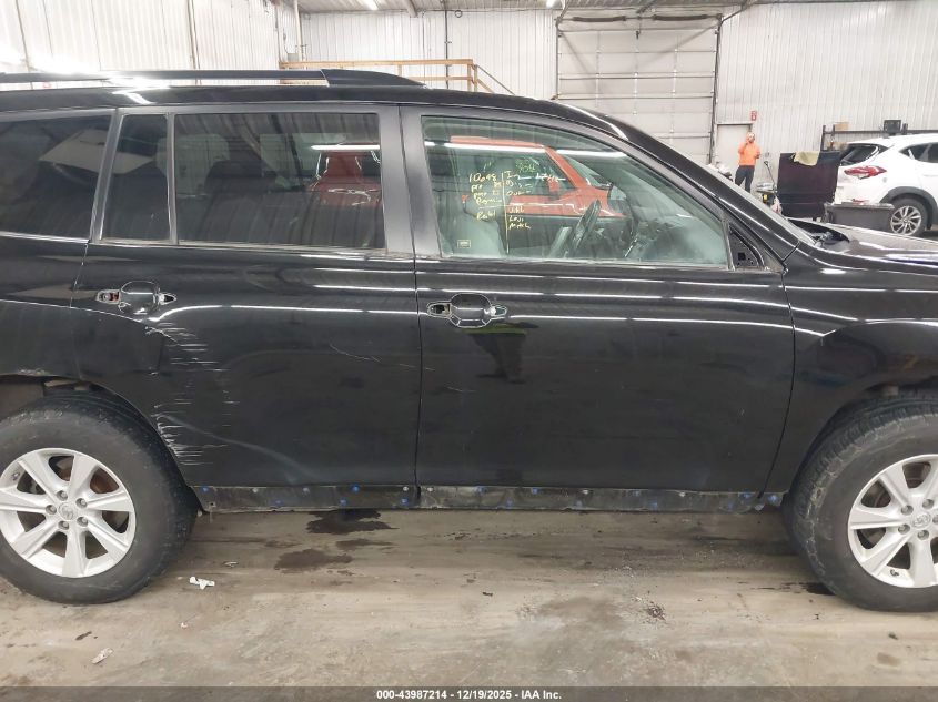 2013 Toyota Highlander Se V6 VIN: 5TDBK3EH0DS275972 Lot: 43987214