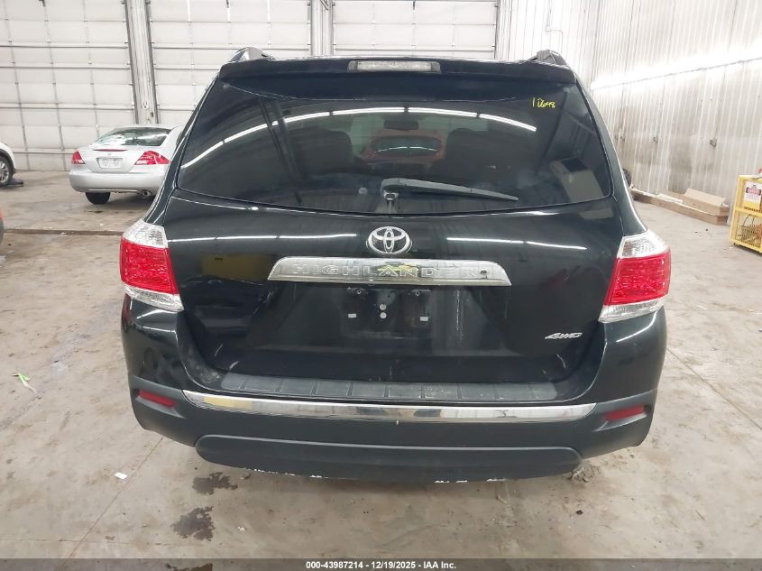 2013 Toyota Highlander Se V6 VIN: 5TDBK3EH0DS275972 Lot: 43987214