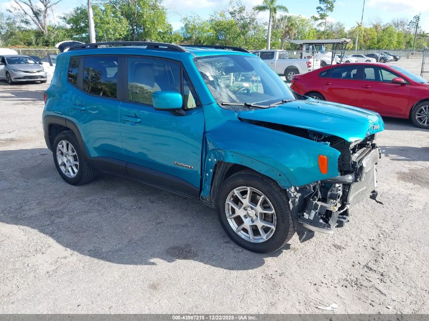 2020 Jeep Renegade Latitude Fwd VIN: ZACNJABB9LPL50794 Lot: 43987218