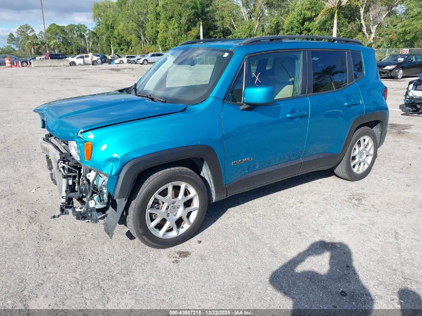 2020 Jeep Renegade Latitude Fwd VIN: ZACNJABB9LPL50794 Lot: 43987218