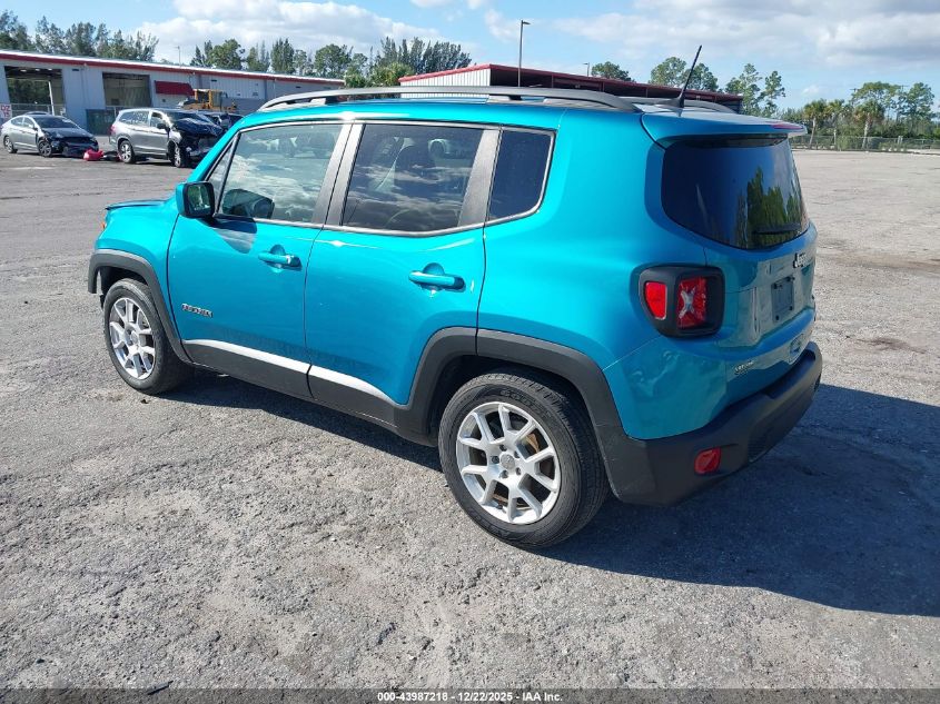2020 Jeep Renegade Latitude Fwd VIN: ZACNJABB9LPL50794 Lot: 43987218