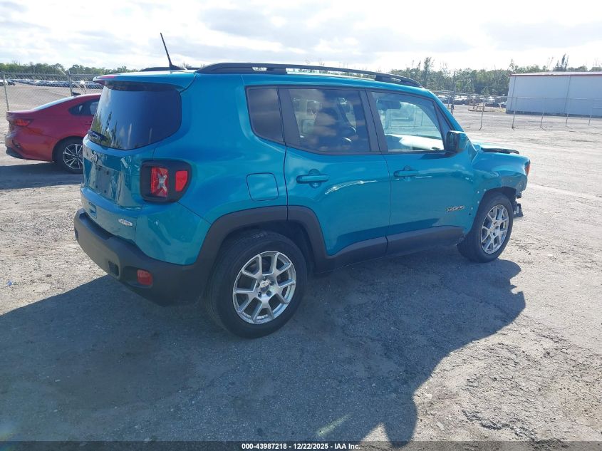2020 Jeep Renegade Latitude Fwd VIN: ZACNJABB9LPL50794 Lot: 43987218