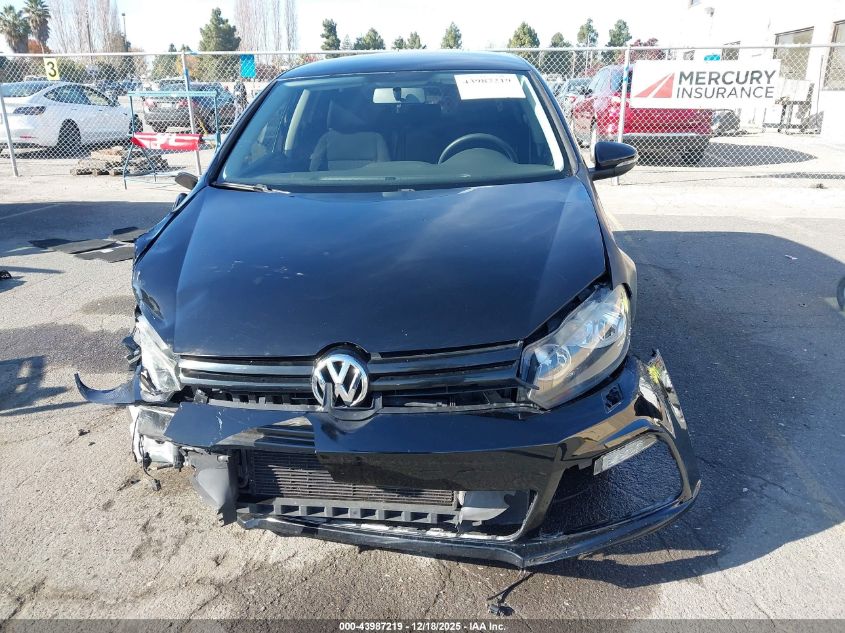 2013 Volkswagen Golf 2.5L 4-Door VIN: WVWDB7AJ3DW139005 Lot: 43987219