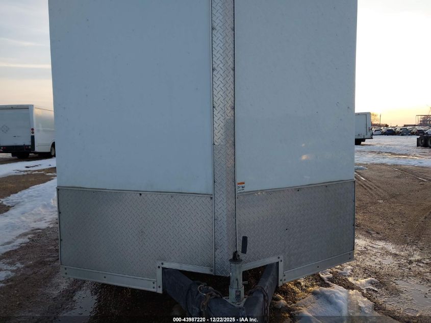 2020 Daco Trailer Corp 14' Enclosed VIN: 7LZBE1429MW101768 Lot: 43987220