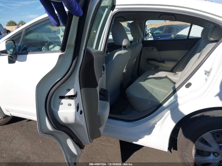 2012 Honda Civic Lx VIN: 2HGFB2F51CH326541 Lot: 43987224