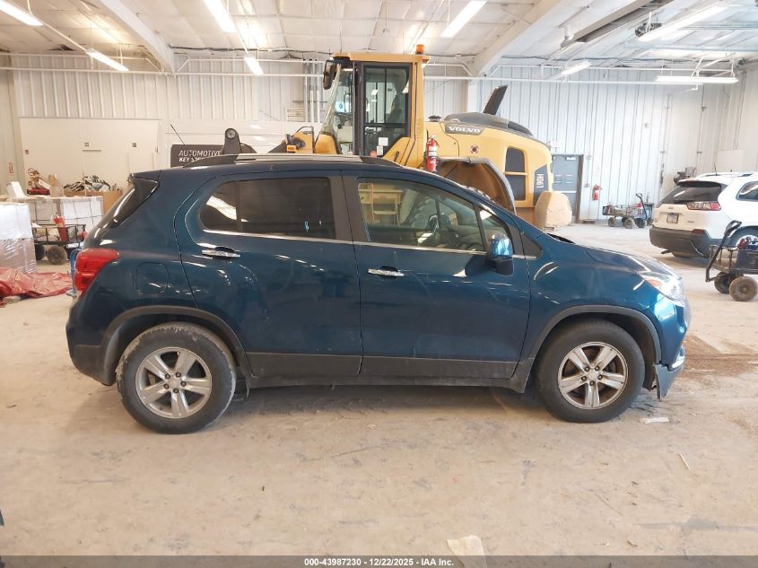 2019 Chevrolet Trax Lt VIN: 3GNCJLSBXKL219619 Lot: 43987230