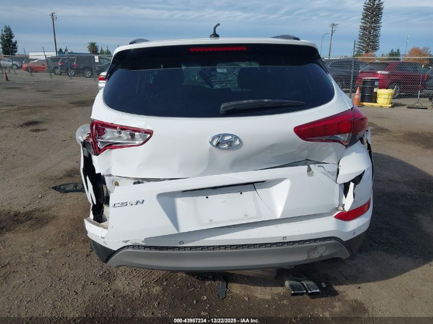 2017 Hyundai Tucson Value VIN: KM8J33A25HU574249 Lot: 43987234