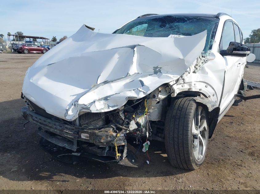 2017 Hyundai Tucson Value VIN: KM8J33A25HU574249 Lot: 43987234