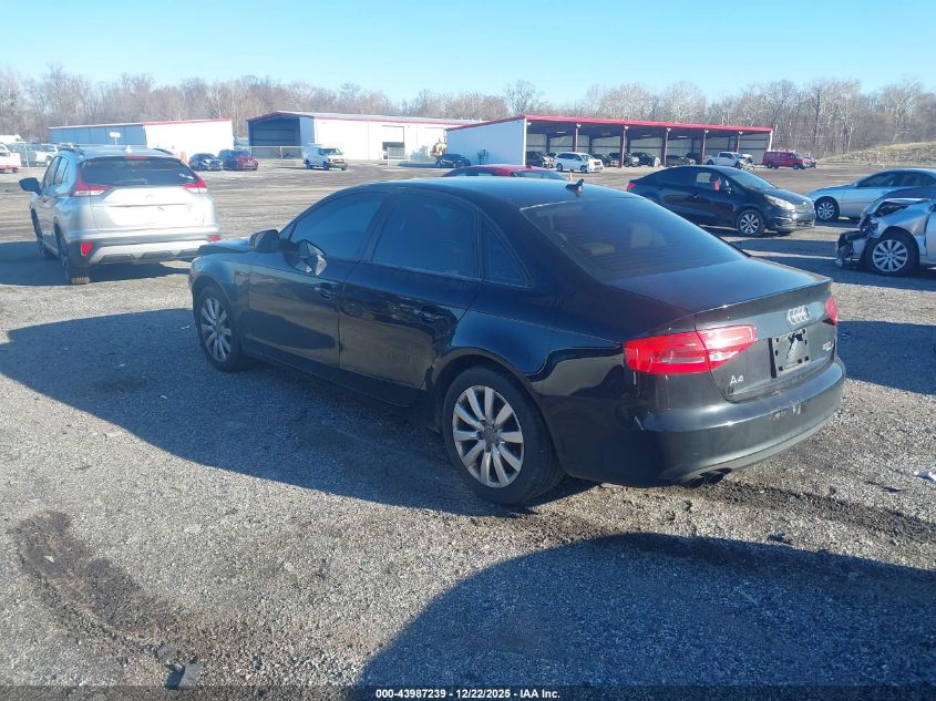 2013 Audi A4 2.0T Premium VIN: WAUBFAFL5DN044581 Lot: 43987239