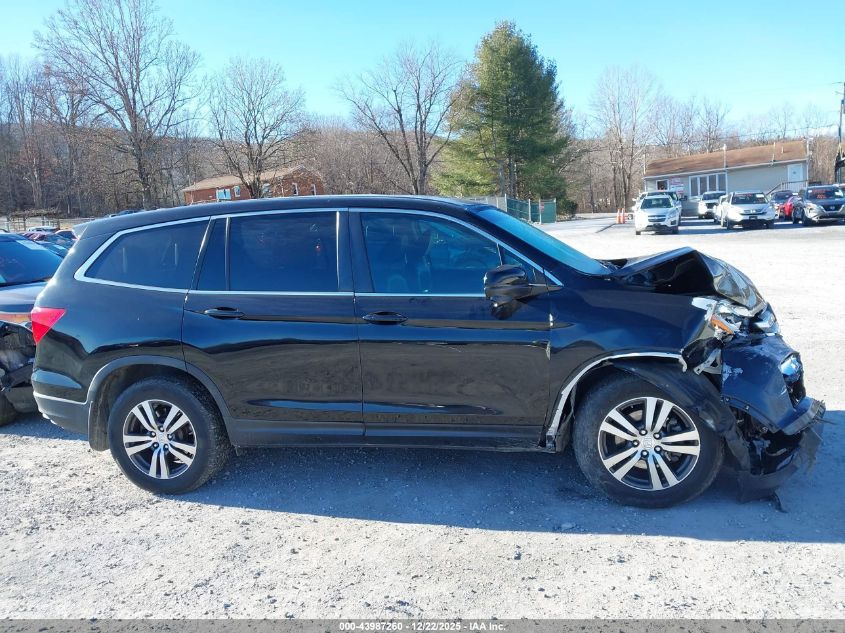 2018 Honda Pilot Ex-L VIN: 5FNYF6H54JB054750 Lot: 43987260