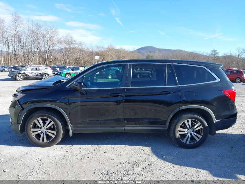 2018 Honda Pilot Ex-L VIN: 5FNYF6H54JB054750 Lot: 43987260