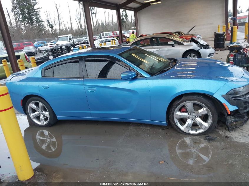 2015 Dodge Charger Sxt VIN: 2C3CDXHG3FH801252 Lot: 43987261