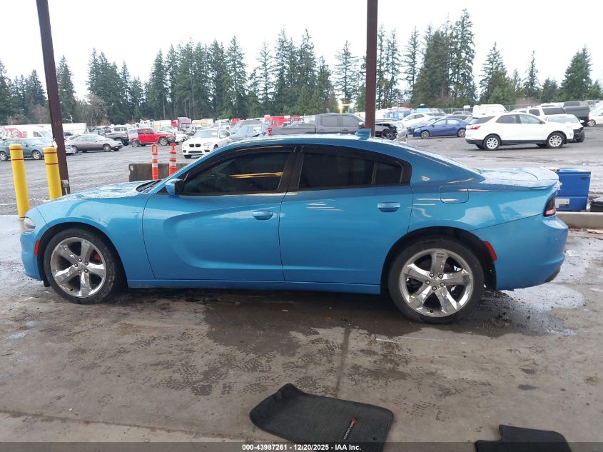 2015 Dodge Charger Sxt VIN: 2C3CDXHG3FH801252 Lot: 43987261