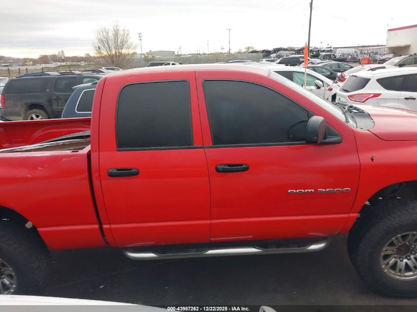 2005 Dodge Ram 2500 Slt/Laramie VIN: 3D7KS28C15G721692 Lot: 43987262