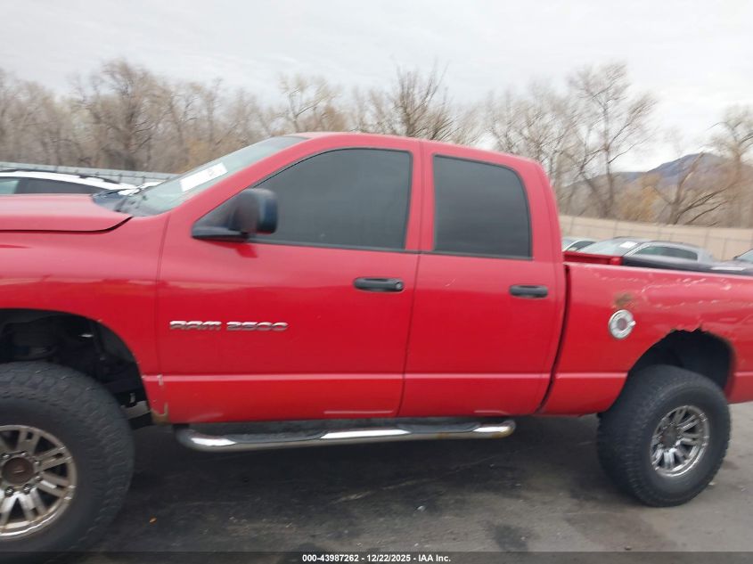 2005 Dodge Ram 2500 Slt/Laramie VIN: 3D7KS28C15G721692 Lot: 43987262