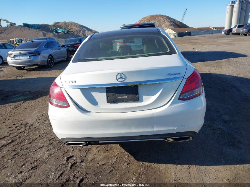 2017 Mercedes-Benz C 300 4Matic VIN: 55SWF4KB9HU207674 Lot: 43987283